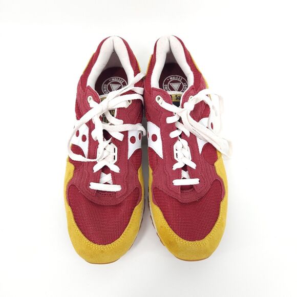 Saucony Red and Yellow Athletic Sneakers - Picture 2 of 9